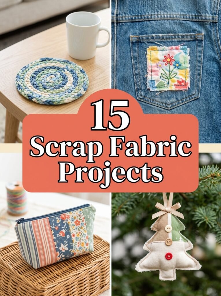 15 Scrap Fabric Projects