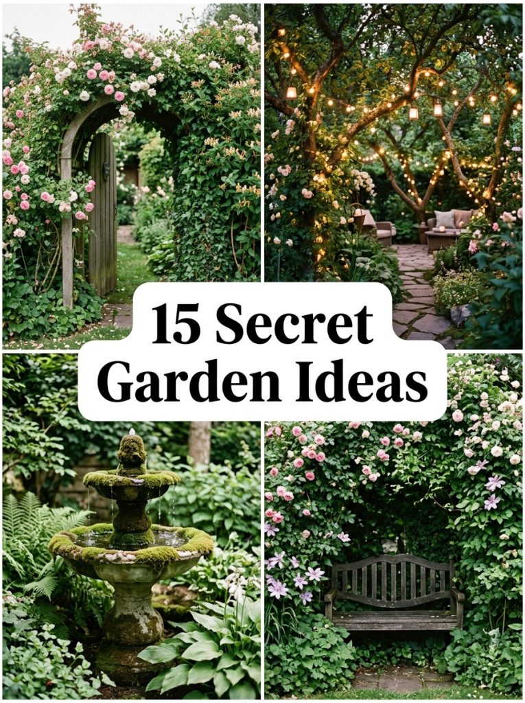 15 Secret Garden Ideas