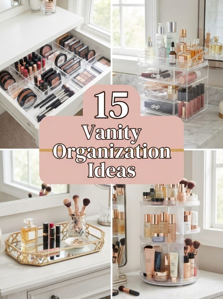 15 Vanity Organization Ideas
