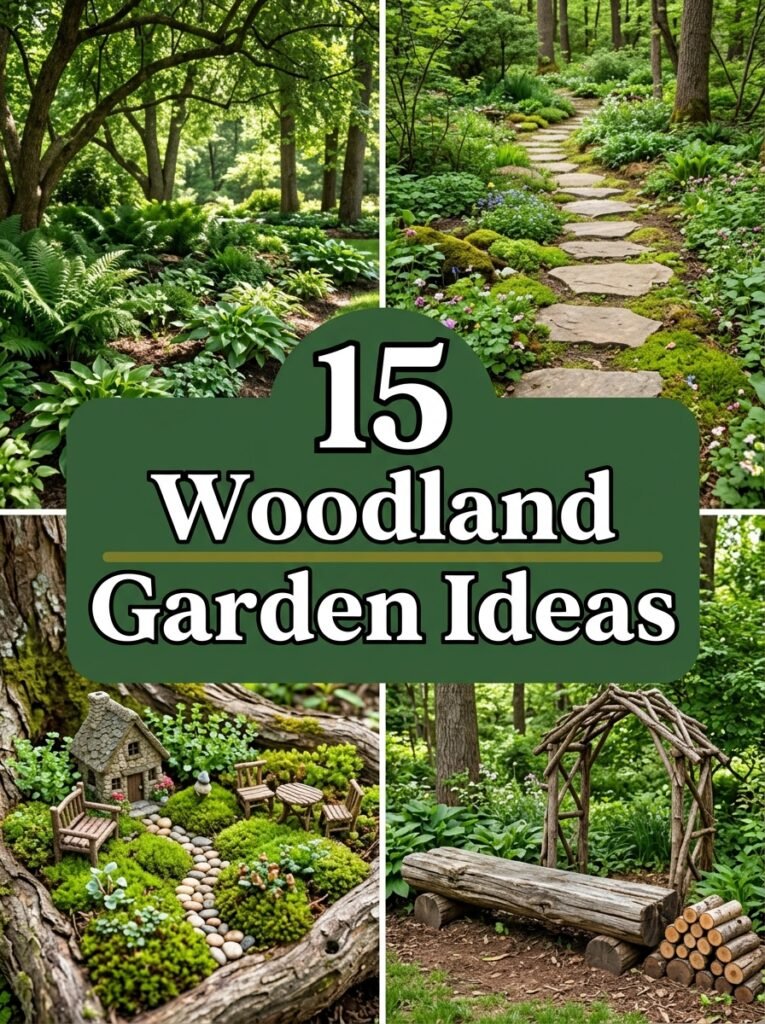 15 Woodland Garden Ideas