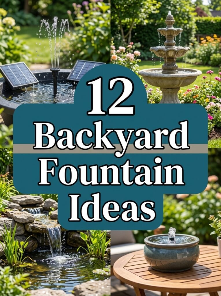 12 Backyard Fountain Ideas