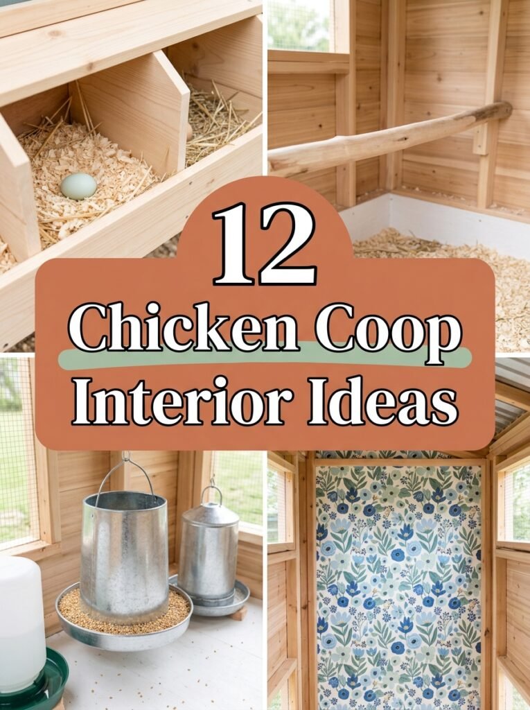 12 Chicken Coop Interior Ideas