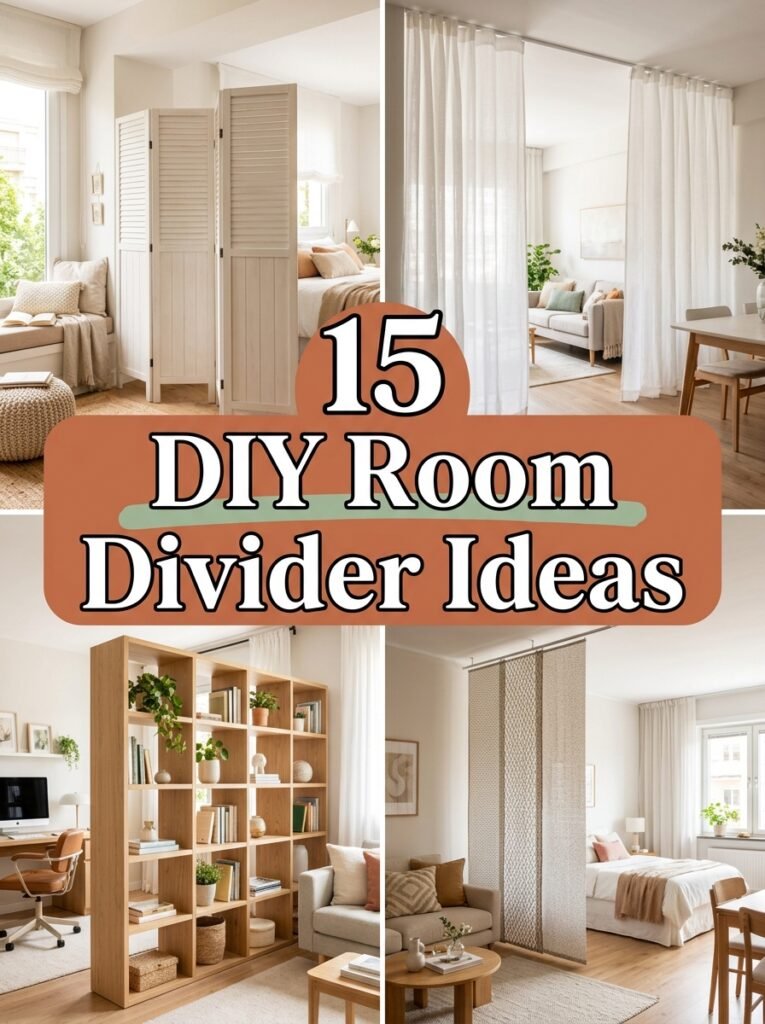 15 DIY Room Divider Ideas