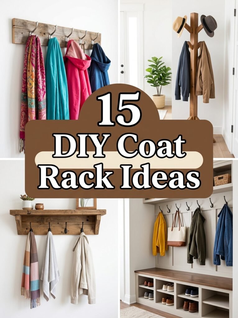 15 DIY Coat Rack Ideas