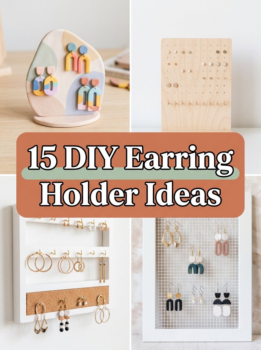 15 DIY Earring Holder Ideas