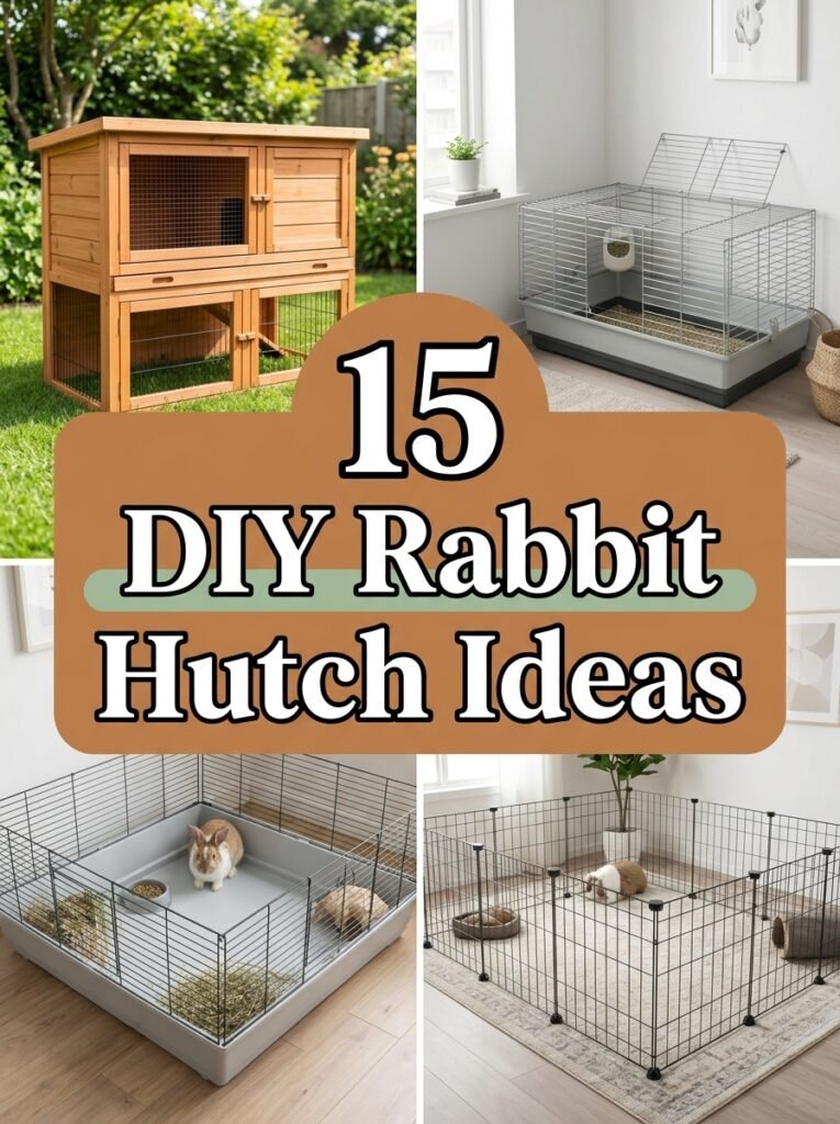 15 DIY Rabbit Hutch Ideas