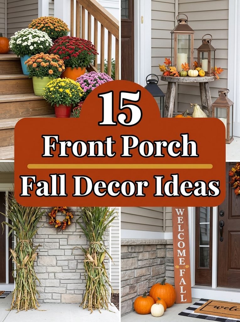15 Front Porch Fall Decor