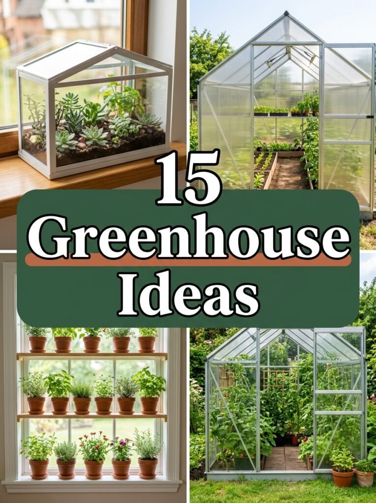 15 Greenhouse Ideas