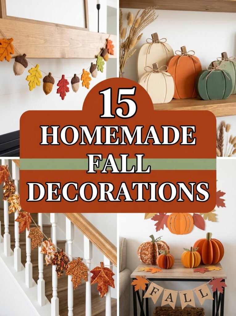15 Homemade Fall Decorations