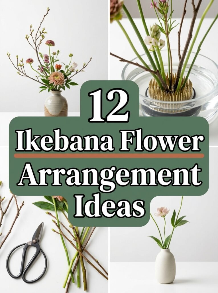 12 Ikebana Flower Arrangement ideas