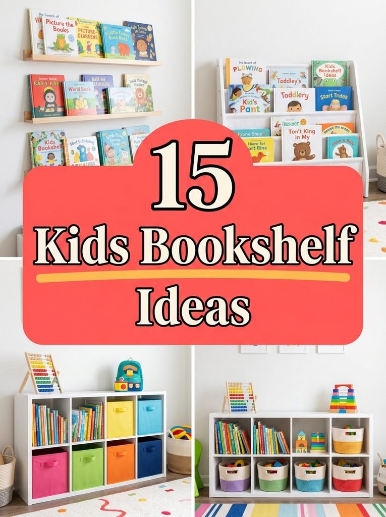 15 Kids Bookshelf Ideas