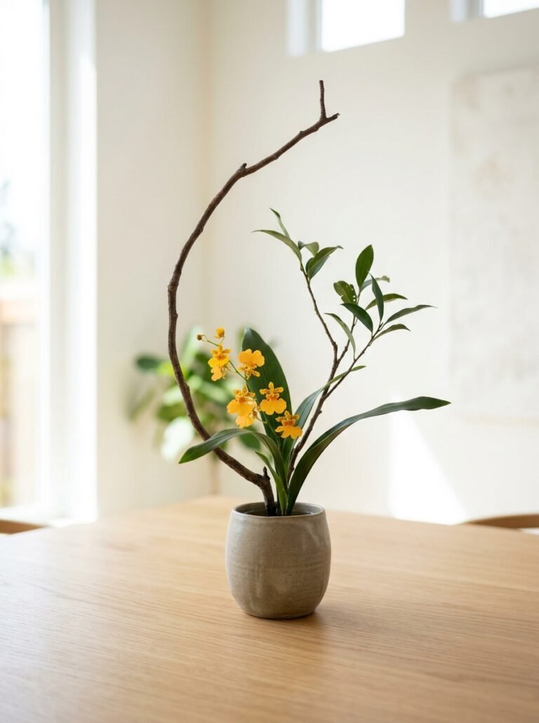 Ikebana Flower Arrangement