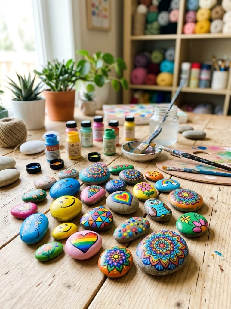Happy Stones Painting Ideas