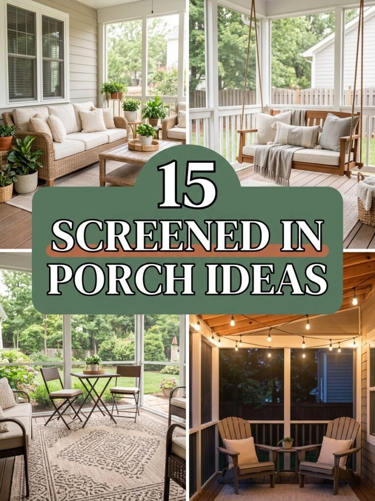15 Screened In Porch Ideas
