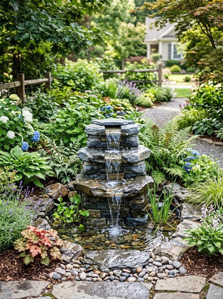Backyard Fountain Ideas