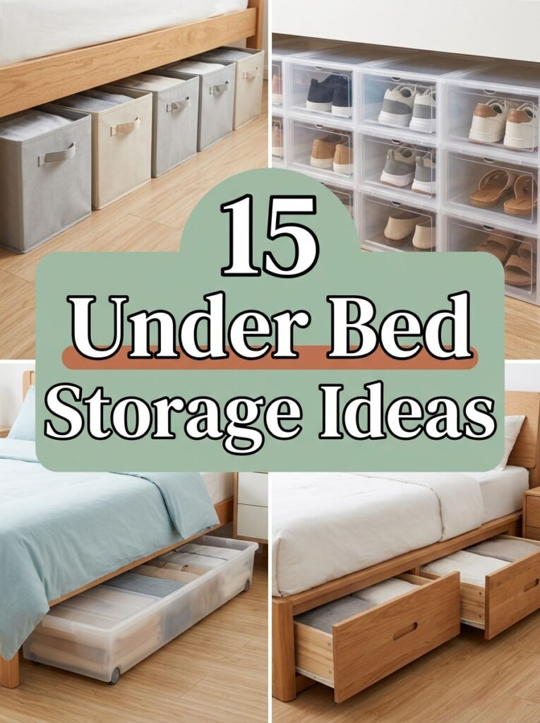 15 Under Bed Storage Ideas