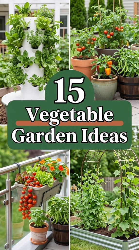 15 Vegetable Garden Ideas