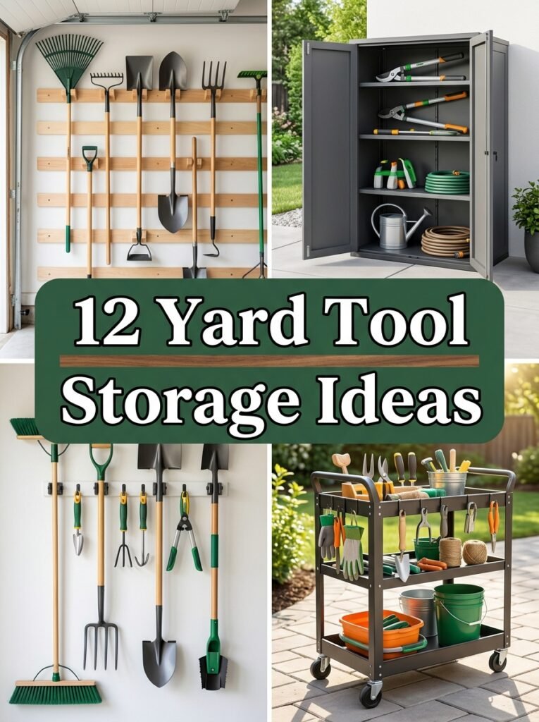 12 Yard Tool Storage Ideas