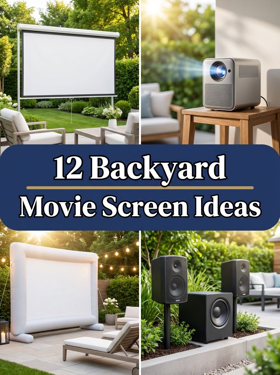 12 Backyard Movie Screen Ideas