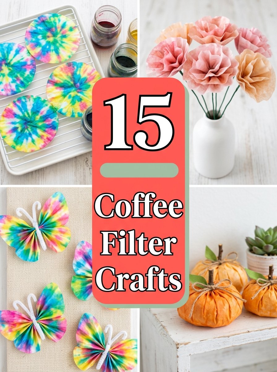 15 Coffee Filter Crafts