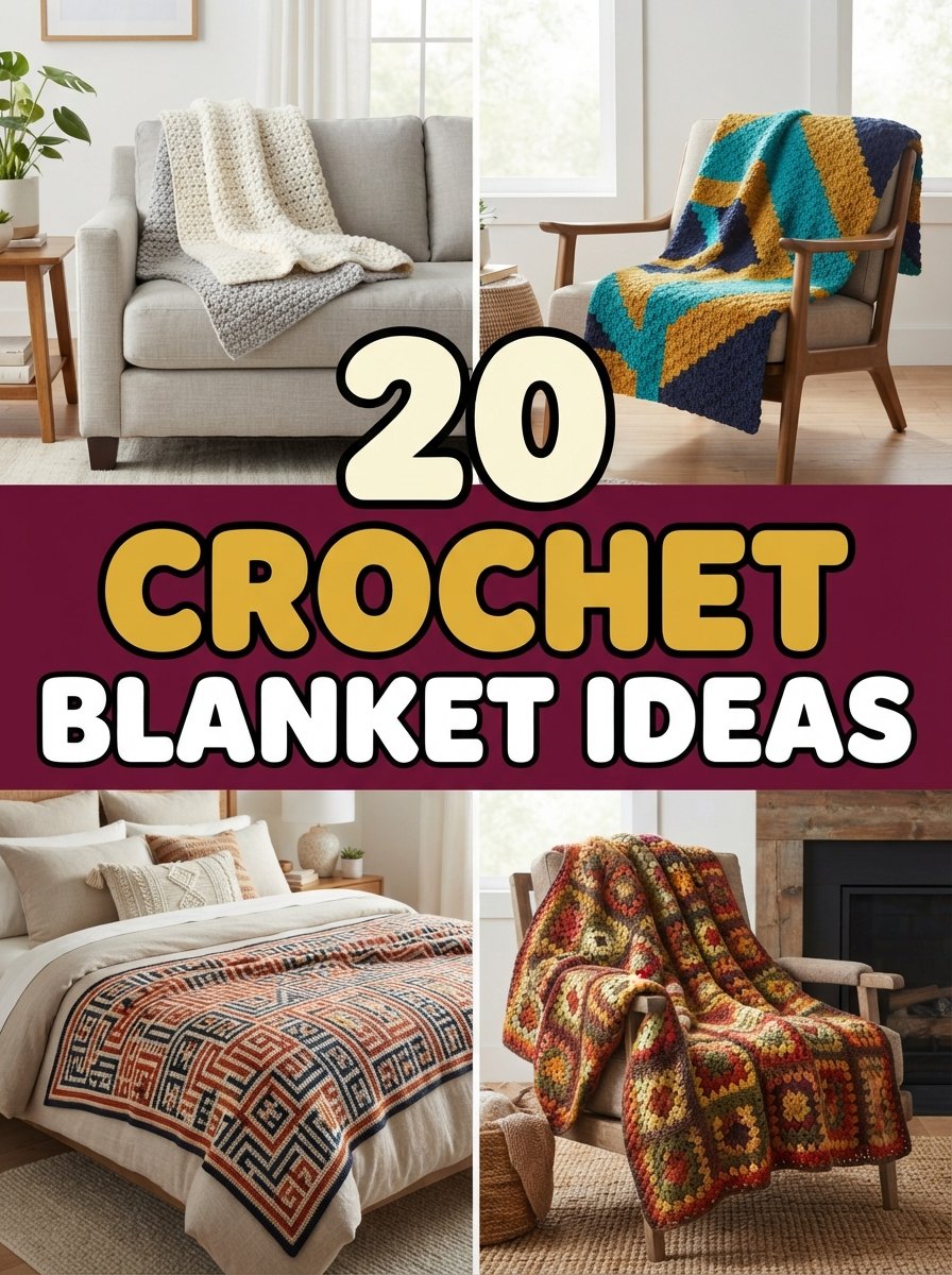 20 Crochet Blanket Ideas