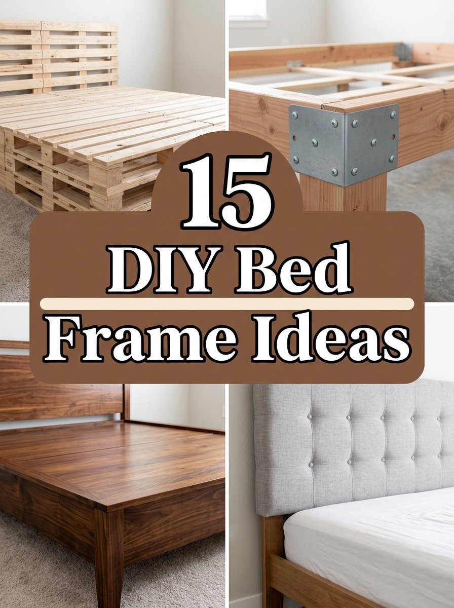 15 DIY Bed Frame Ideas