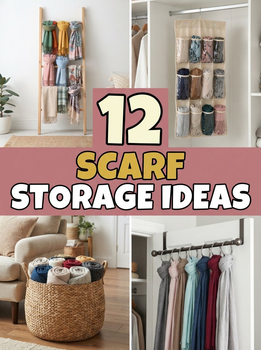 12 Scarf Storage Ideas