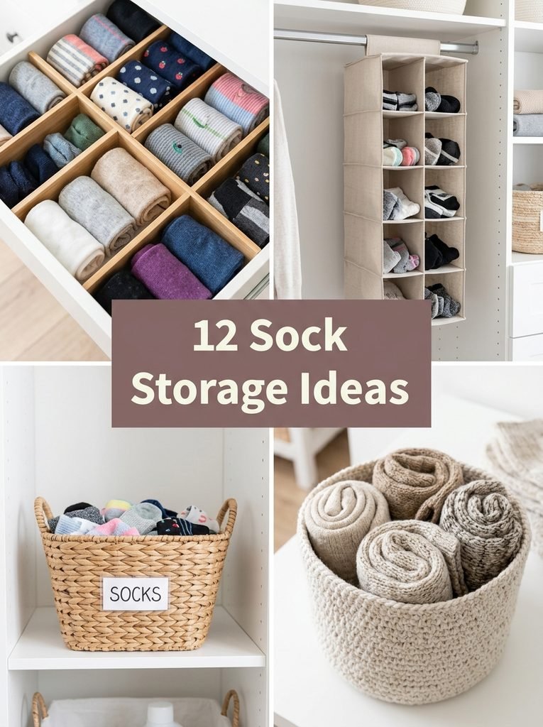 12 Sock Storage Ideas