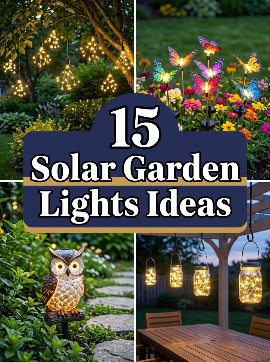15 Solar Garden Lights Ideas
