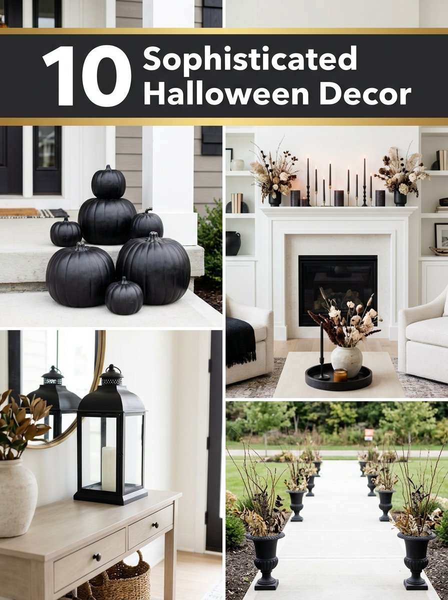 10 Sophisticated Halloween Decor Ideas