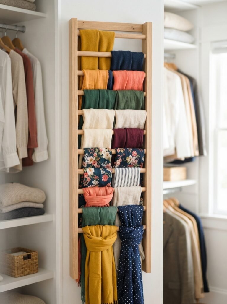Scarf Storage Ideas