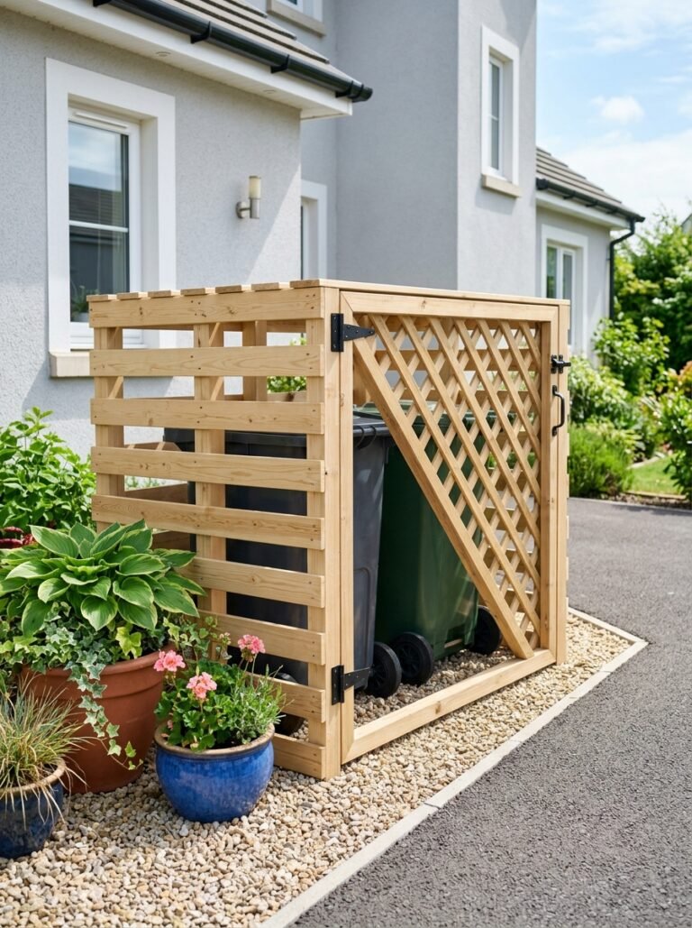Garbage Can Storage Outdoor Ideas