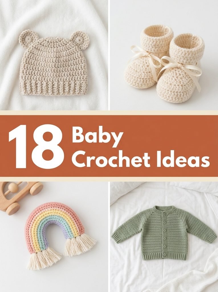 18 Baby Crochet Ideas for Cute Newborn Gifts