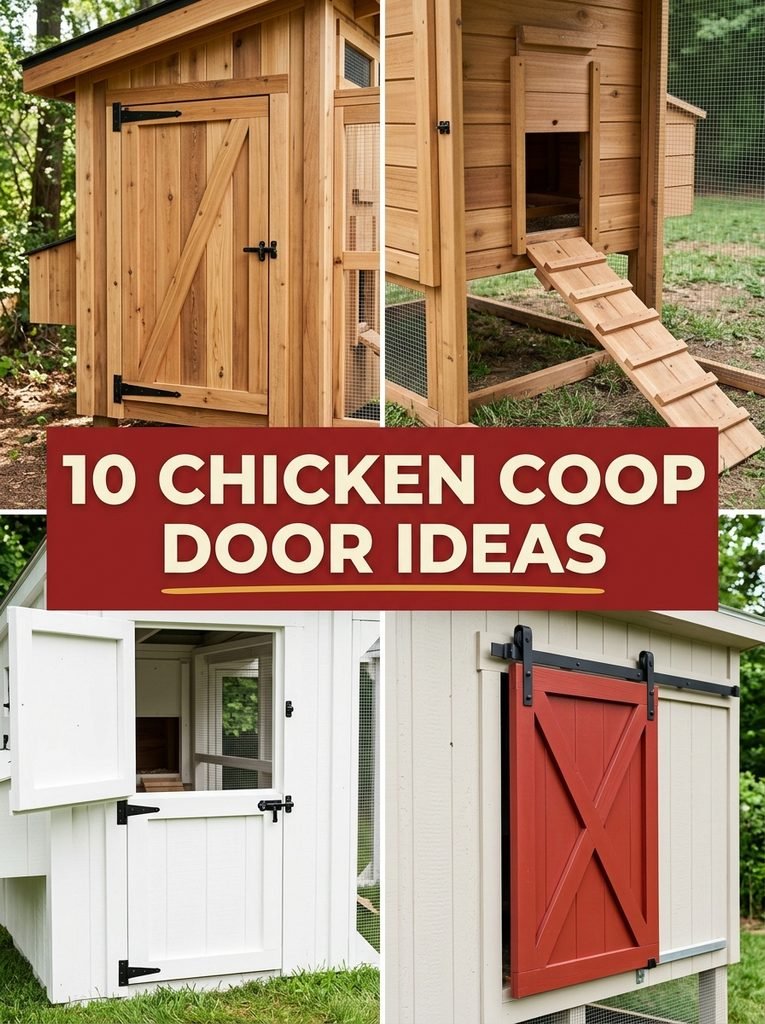10 Chicken Coop Door Ideas: DIY, Automatic and Winter Ready