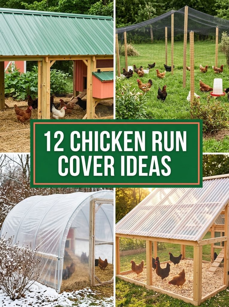 12 Chicken Run Cover Ideas