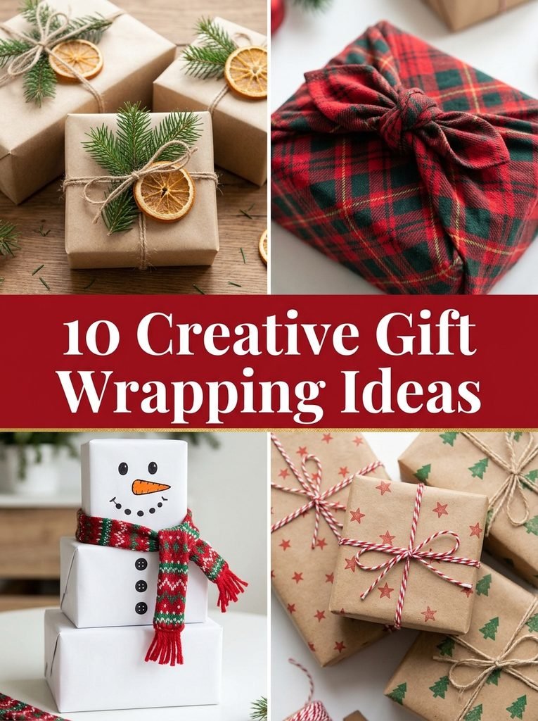 10 Creative Christmas Gift Wrapping Ideas