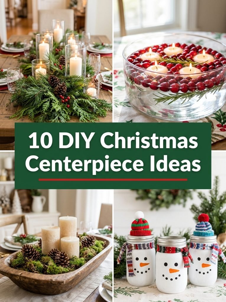 10 DIY Christmas Centerpiece Ideas