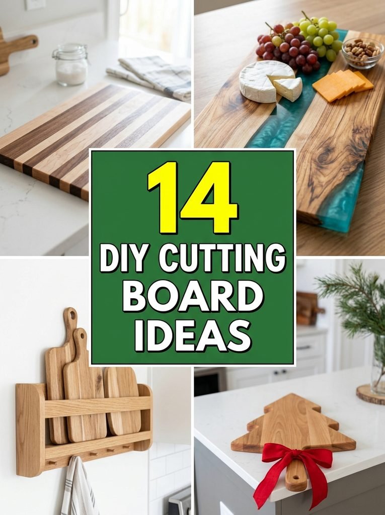 14 DIY Cutting Board Ideas for Gifts, Decor and Storage