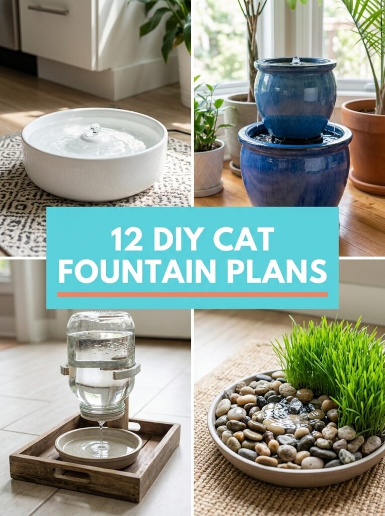 12 DIY Cat Fountain Plans