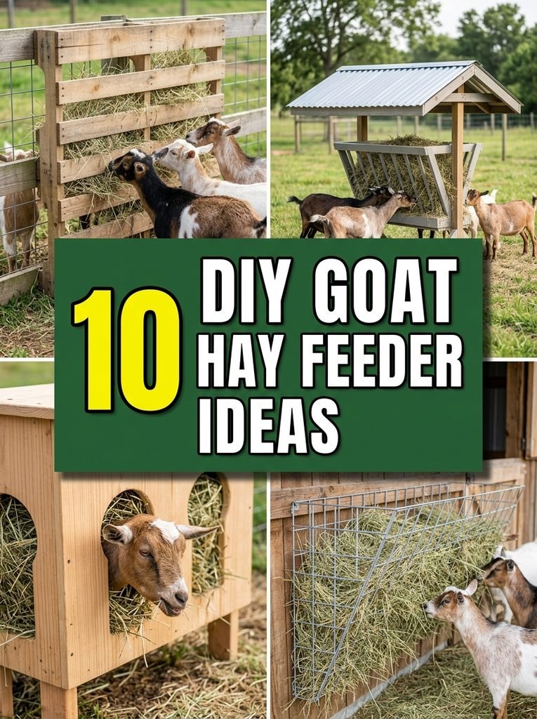 10 DIY Goat Hay Feeder