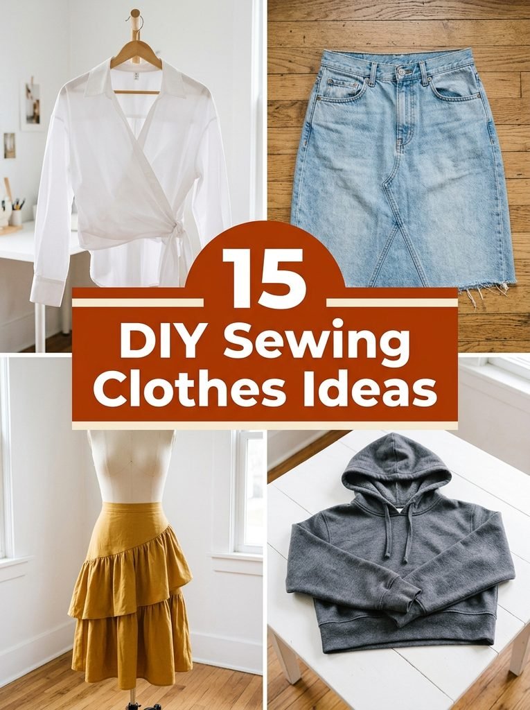 15 DIY Sewing Clothes Ideas for Easy Upcycling