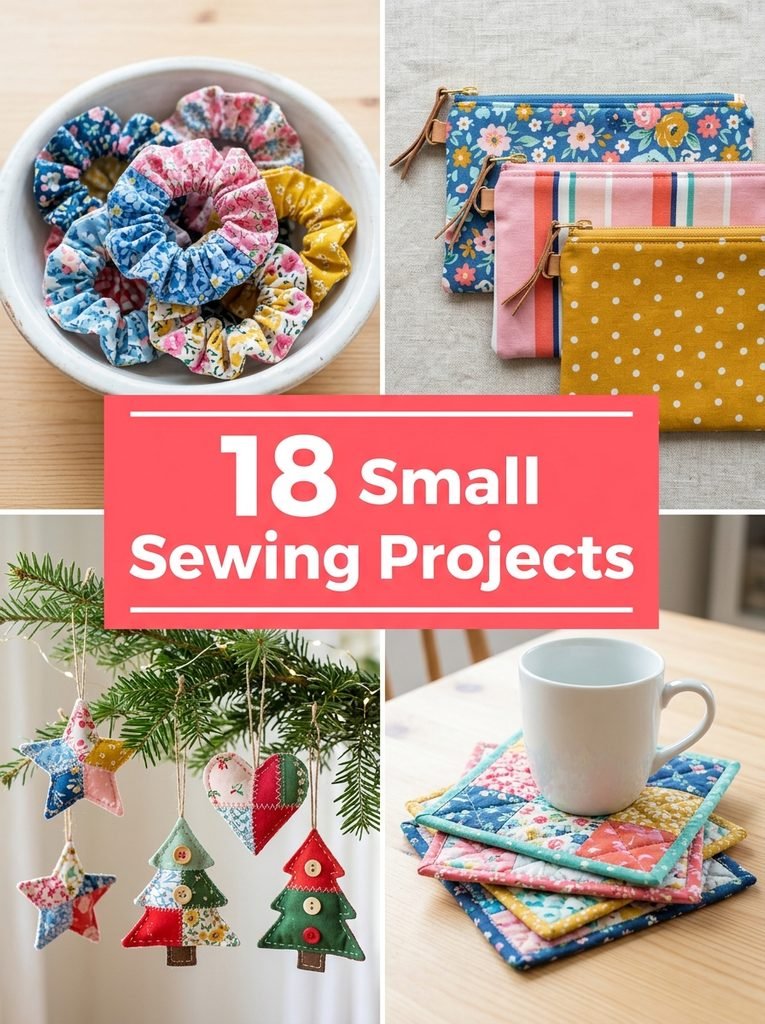 18 Small Sewing Projects to Sell and Gift