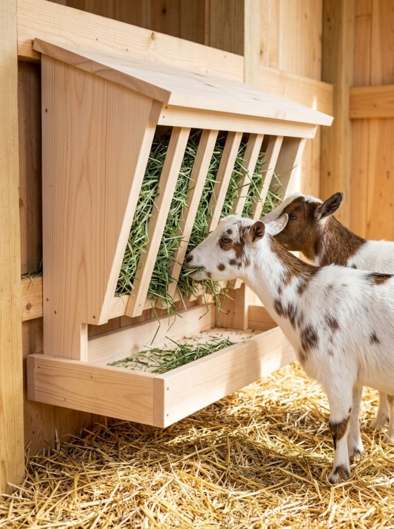 DIY Goat Hay Feeder