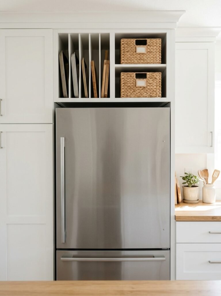 Above Fridge Storage Ideas