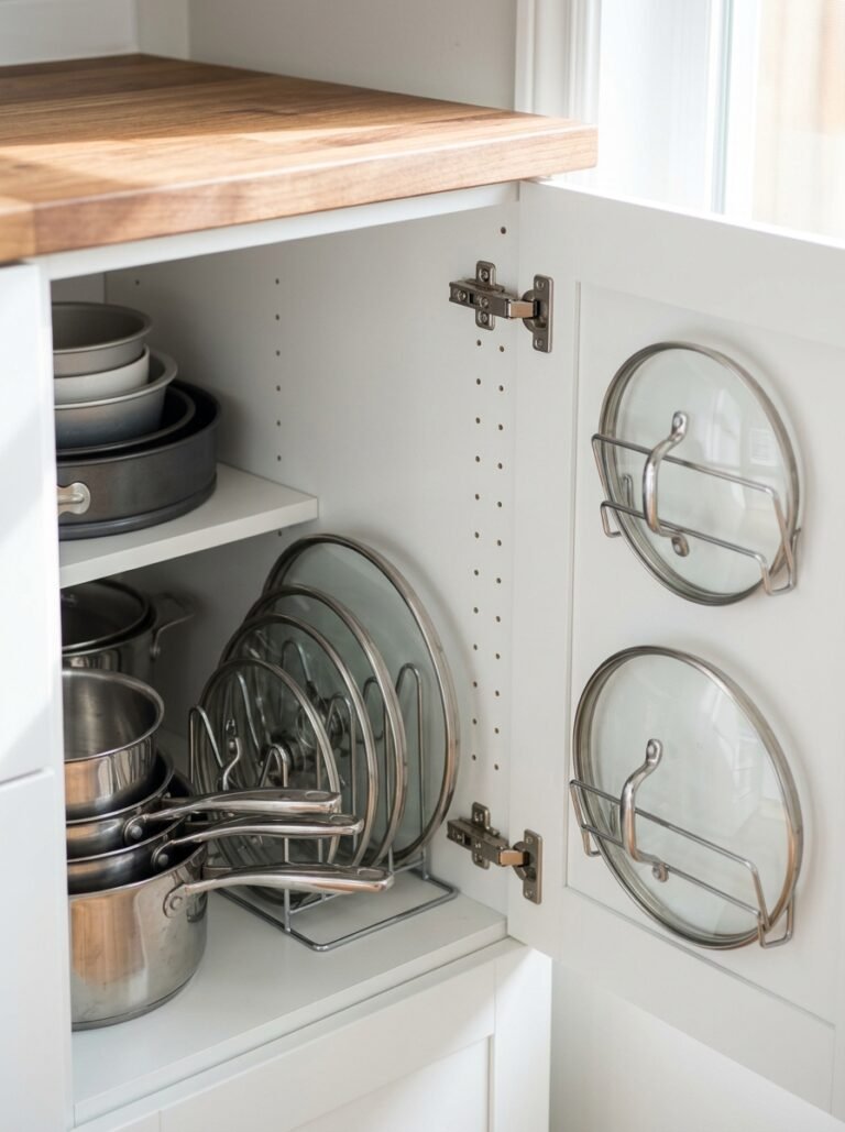 Pot Lid Storage Ideas