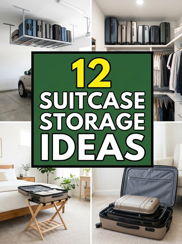 12 Suitcase Storage Ideas
